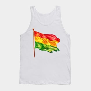 Watercolor Juneteenth Flag Tank Top